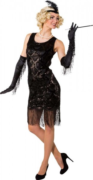 20er Jahre Charleston Kleid mit Fransen