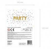 Vorschau: Folienballon P gold 35cm