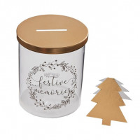 Christmas Memory Glas mit Karten