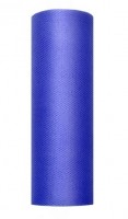 Tüll Stoff Luna royalblau 9m x 15cm