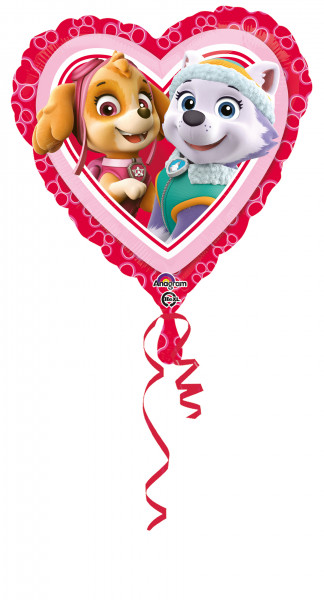 Paw Patrol Herzballon Skye & Everest