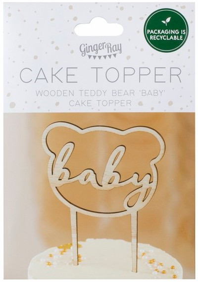 Baby Bear Caketopper 16cm x 12cm 3