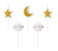 5 Sweet Dreams Tortenkerzen