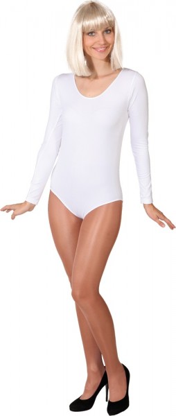 Weißer Langarm Body Tamara
