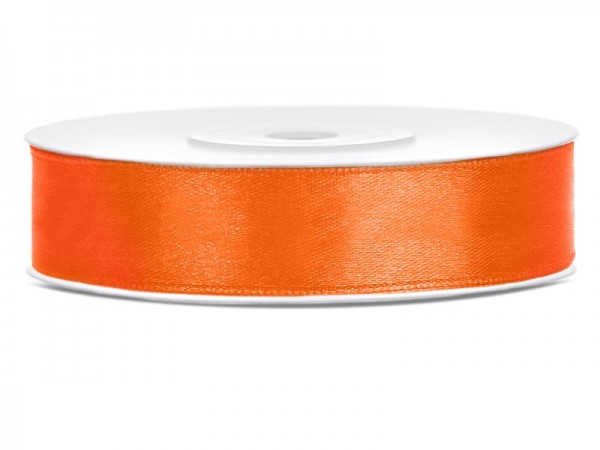 25m Satin Geschenkband orange