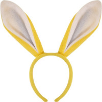 Hasenohren Haarreif gelb