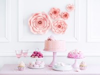 5 Hellrosa Wanddeko Blumen