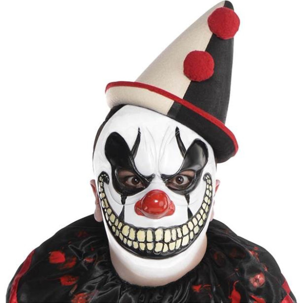 Horror Zirkusclown Maske für Erwachsene
