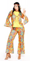 Vorschau: Sonnenschein Hippie Kostüm für Damen