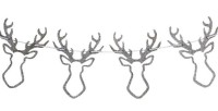 Frosty Christmas Rentier Girlande 1,5m