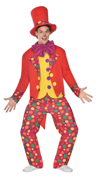 Lustiger Clown Fred Herrenkostüm 2