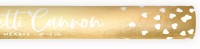Vorschau: Goldene Herzchen Konfetti Kanone 60cm