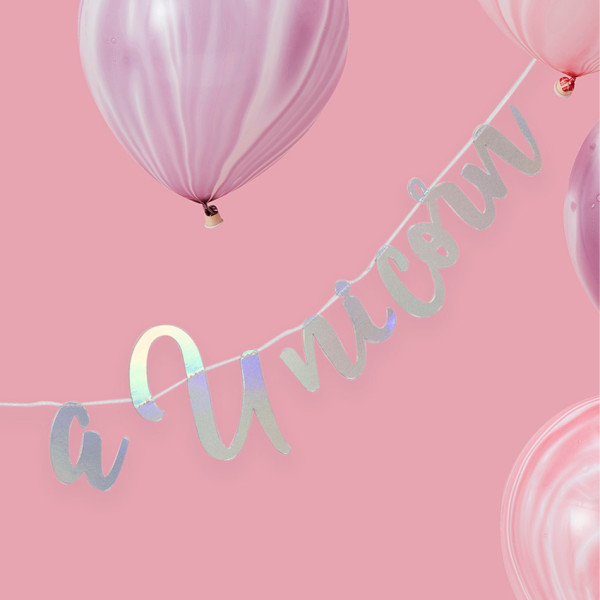Party like a Unicorn Girlande 1,5m 3