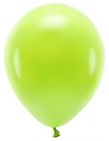 100 Eco Pastell Ballons hellgrün 30cm