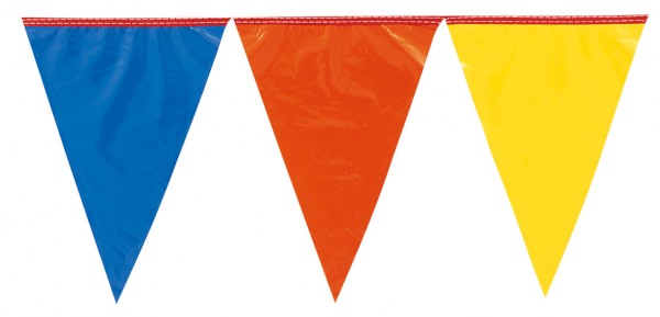 Bunte Zirkuswelt Wimpelkette 36m