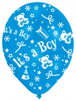 6 Ballons Willkommen Kleiner Prinz 27,5 cm