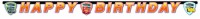 Cars Evolution Birthday Girlande 2m
