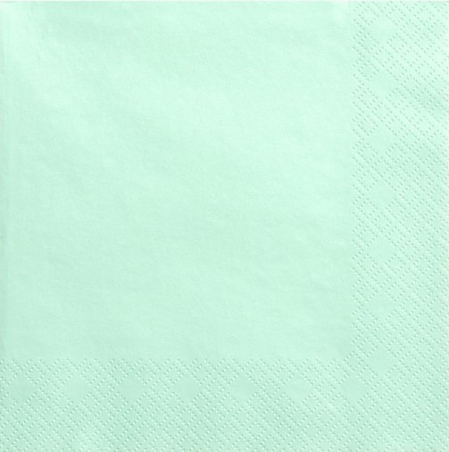 20 Servietten Scarlett mint 33cm