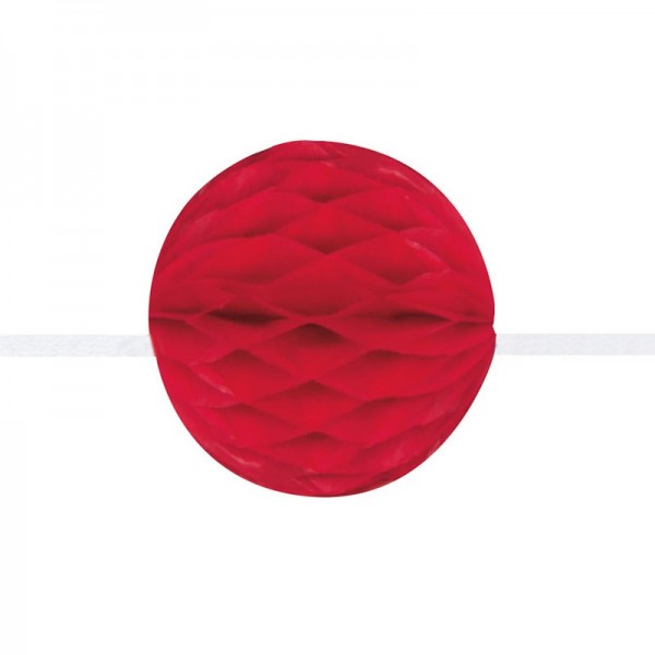 Wabenball Girlande Mary Rot 2,13m