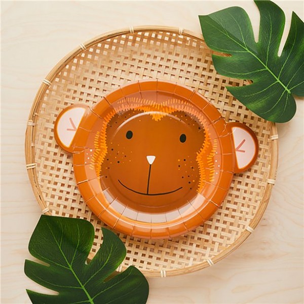 10 Jungle Vibes Pappteller 30cm 2