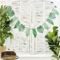 Tropical Palmenblätter Girlande 1,5m