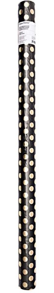 FSC Lovely Dots Geschenkpapier schwarz 5