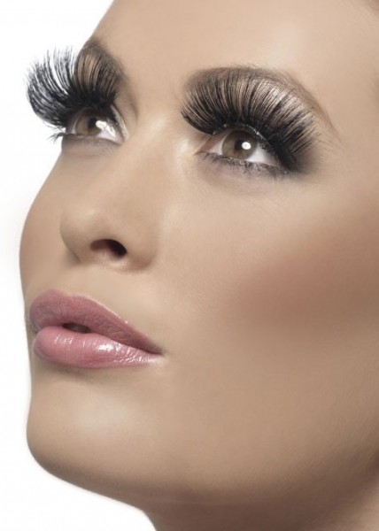 Lange Schwarze 60er Jahre Wimpern