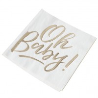 16 Oh Baby Servietten 33cm