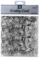 Tischdekoration Ehering Silber Just Married 288 Stück