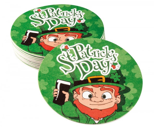 10 Happy St. Patricks Day Untersetzer