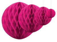 Wabenball Lumina magenta 20cm