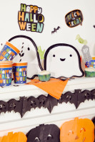 8 Halloween Freunde Geister Pappteller 27cm