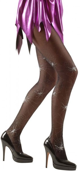 Halloween Strumpfhose Spinnennetz Sexy XL