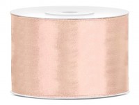 25m Satin Geschenkband Pfirsich 5cm breit