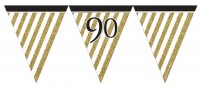 Magical 90th Birthday Wimpelkette 3,7m