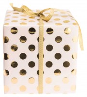 Vorschau: FSC Lovely Dots Geschenkpapier rosa