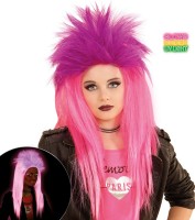 Fetzige Neon Punk Perücke