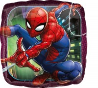 Folienballon Spider-Man quadratisch