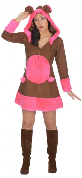 Kuscheliges Bärchen Kleid Für Damen