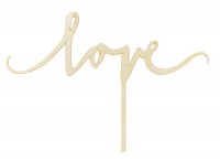 Holz Tortendeko Love 23 x 16cm