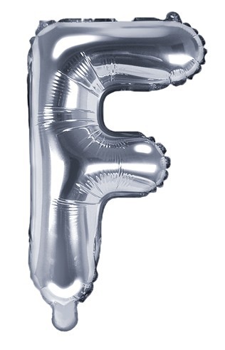 Folienballon F silber 35cm