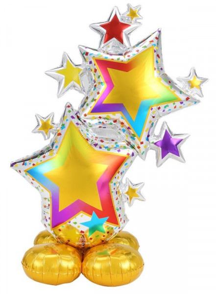 AirLoonz Riesen Ballon shiny Star 1,49m