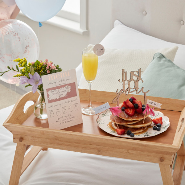Romantisches Frühstück im Bett Set 12-teilig