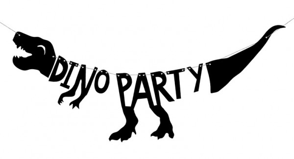 DIY Dino Island Saurier Girlande 90cm