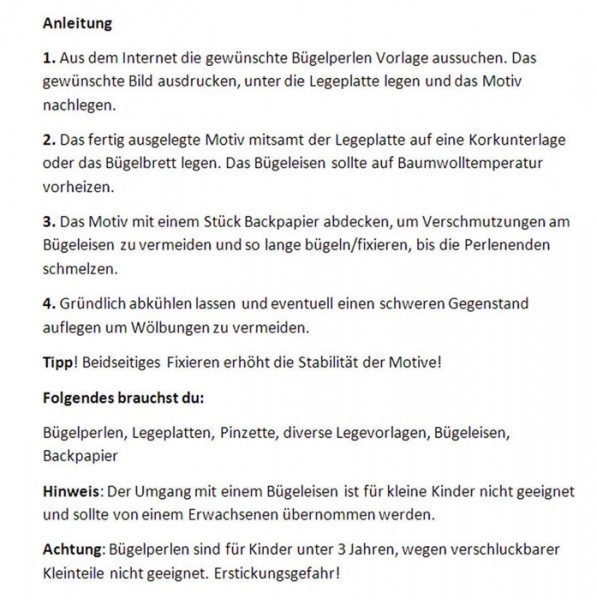 Bügelperlen mint 1000 Stück 2