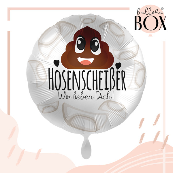 Balloha Geschenkbox DIY Hosenscheißer XL