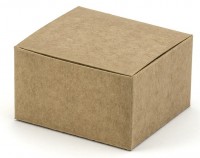 Vorschau: 10 Kraftpapier Faltschachteln 6 x 5,5cm