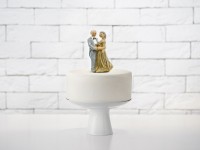 Tortendeko Goldene Hochzeit 12cm
