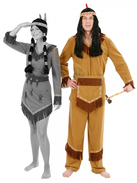 Indianer Nevis Herrenkostüm