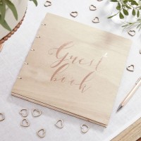 Märchenhochzeit Holz Gästebuch